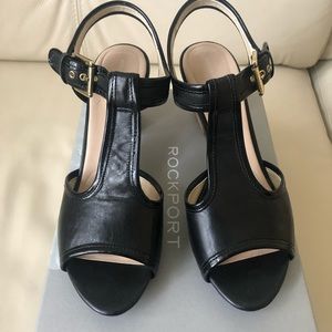 Rockport Adiprene by Adidas leather sandals.